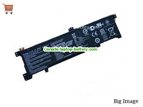 Genuine ASUS K401UQ-FA090D Battery 4210mAh, 48Wh , 11.4V, Black , Li-ion