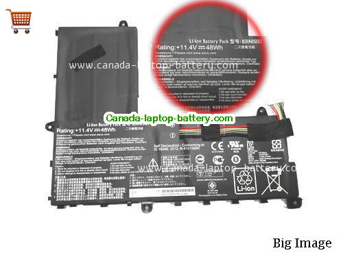 Genuine ASUS B31N1503 Battery 4110mAh, 48Wh , 11.4V,  , Li-ion