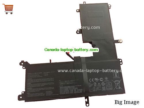 ASUS VivoBook Flip 14 TP410UA-EC243T Replacement Laptop Battery 3653mAh, 42Wh  11.52V Black Li-Polymer