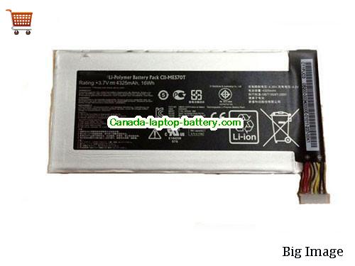 Genuine ASUS C11ME570T Battery 4325mAh, 16Wh , 3.7V, Black , Li-ion