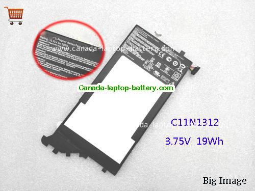 Genuine ASUS C11PQ95 Battery 4920mAh, 19Wh , 3.75V, Black , Li-ion