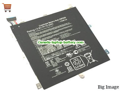 Genuine ASUS Tablet K01H Battery 4000mAh, 15.2Wh , 3.8V, Black , Li-ion