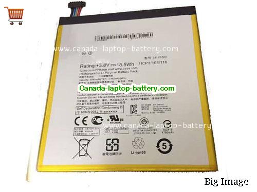 Genuine ASUS ZenPad 10 (ZD300C-1L012A) Battery 4750mAh, 18Wh , 3.8V,  , Li-ion