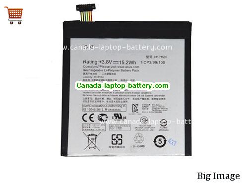 ASUS 0B20001790000 Replacement Laptop Battery 15.2Wh 3.8V Sliver Li-ion