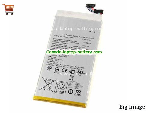 Genuine ASUS 1ICP470133 Battery 4330mAh, 16Wh , 3.7V, Sliver , Li-Polymer