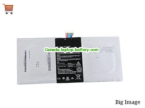 Canada 31Wh C12P1305 Battery for Asus Transformer TF701T TF501T 