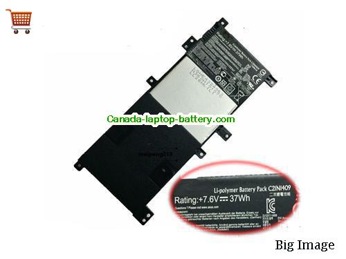 ASUS VM410LDB Replacement Laptop Battery 4800mAh, 37Wh  7.6V Black Li-Polymer