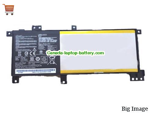 Genuine ASUS X456UQ1C Battery 5000mAh, 38Wh , 7.6V, Black , Li-ion