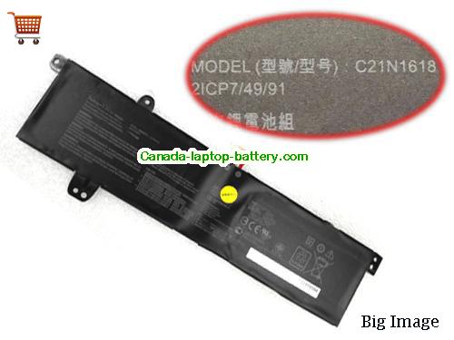 Canada Genuine ASUS C21N1618 Battery 7.7V 36Wh