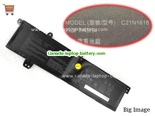 Genuine ASUS C21N1618 Battery 36Wh, 7.7V, Black , Li-ion