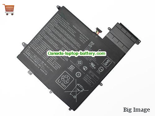 Genuine ASUS ZenBook Flip S UX370UA-C4237R Battery 5070mAh, 39Wh , 7.7V, Black , Li-Polymer