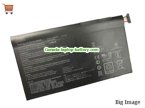 Genuine ASUS Chromebook Flip C101PADB02 Battery 4940mAh, 38Wh , 7.7V, Black , Li-Polymer