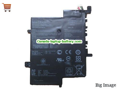 Genuine ASUS Vivobook E12 E203NA-FD029TS Battery 4840mAh, 38Wh , 7.6V, Black , Li-Polymer
