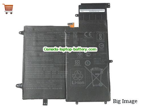 Genuine ASUS ZenBook Flip S UX370U Battery 5070mAh, 39Wh , 7.7V, Black , Li-Polymer
