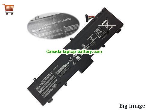 Canada Genuine Asus C21-TX300D TransformerBook TX300CA Laptop Battery