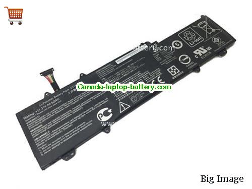 Genuine ASUS Zenbook UX32LA-R3028H Battery 4400mAh, 50Wh , 11.31V, Black , Li-Polymer