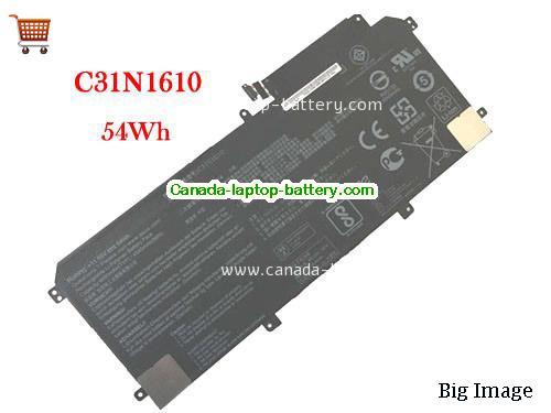 Canada Genuine C31N1610 Battery for Asus ZenBook UX330CA Series 11.55v 54Wh