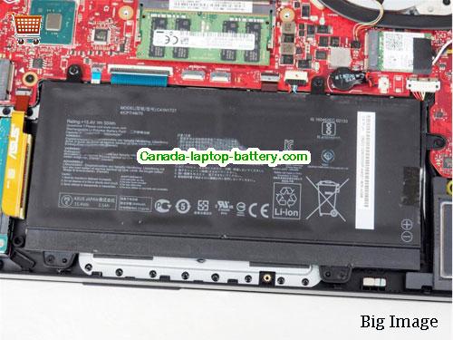 Genuine ASUS GM501GM-0021A8750H Battery 3605mAh, 55Wh , 15.4V, Black , Li-Polymer
