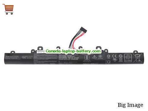 Canada Genuine A41N1702-1 Battery 4ICR19/66 for Asus P1440FA Series 14.4v 44Wh
