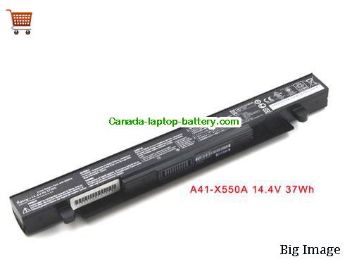 Genuine ASUS K550XI323VB-SL Battery 37Wh, 14.4V, Black , Li-ion