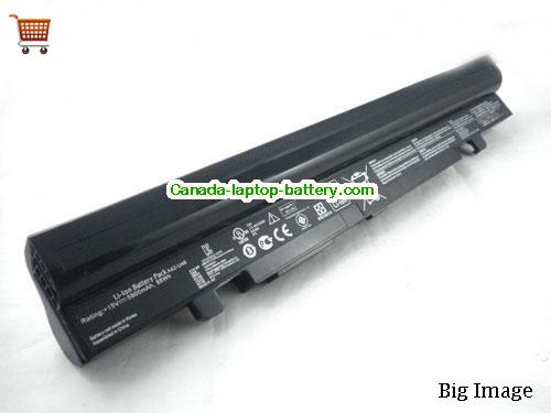 Genuine ASUS U56JC Series Battery 5900mAh, 15V, Black , Li-ion