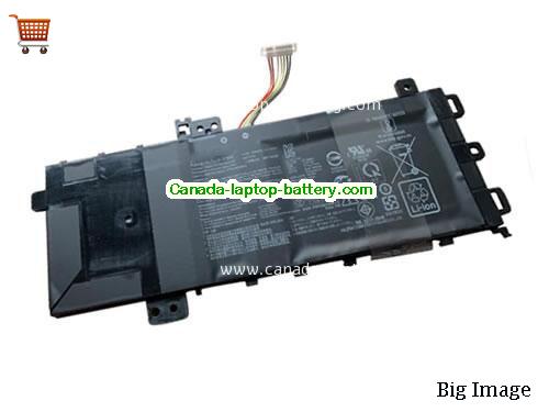 Genuine ASUS VivoBook 14 F412FA-EB134T Battery 4805mAh, 37Wh , 7.7V, Black , Li-ion