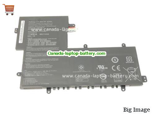 Genuine ASUS Chromebook C204MA-GJ0003 Battery 3640mAh, 42Wh , 11.55V, Black , Li-ion