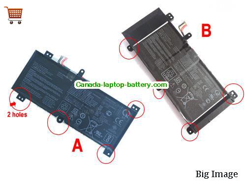 Genuine ASUS ROG Strix Scar II GL704GW-EV045T Battery 4335mAh, 66Wh , 15.4V, Black , Li-Polymer