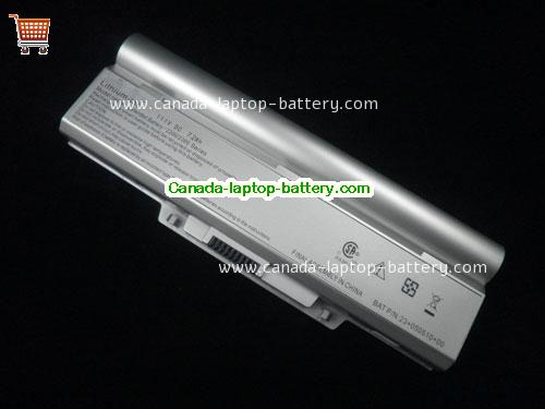 Genuine AVERATEC 2200 Series Battery 7200mAh, 7.2Ah, 11.1V, Silver , Li-ion