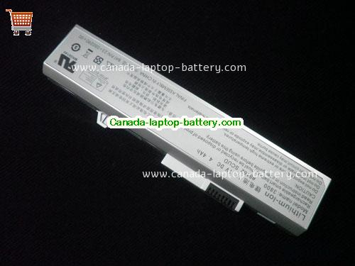 AVERATEC 3700EH Replacement Laptop Battery 4400mAh, 4.4Ah 11.1V Silver Li-ion