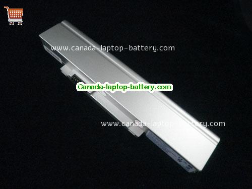 HASEE A180S Replacement Laptop Battery 4400mAh 11.1V Sliver Li-ion