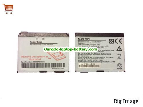 Genuine BECKER HJS100 Battery 1000mAh, 3.7V, Black , Li-ion