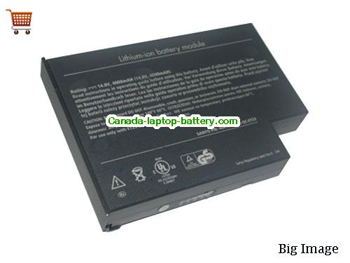 BENQ 4UR18650F-1-Ql105 Replacement Laptop Battery 4400mAh 14.8V Black Li-ion