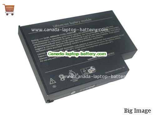 Canada Replacement Laptop Battery for  SANYO 4UR18650F-1-QC105,  Black, 4400mAh 14.8V