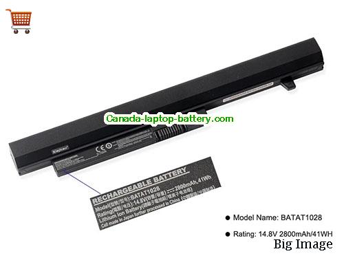 Genuine BENQ BATAT10P28 Battery 2800mAh, 41Wh , 14.8V, Black , Li-ion