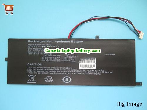 Genuine BYONE H15 2S Battery 5000mAh, 38Wh , 7.6V, Black , Li-Polymer