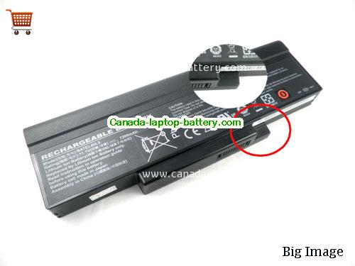 COMPAL HL90 Replacement Laptop Battery 6600mAh 11.1V Black Li-ion