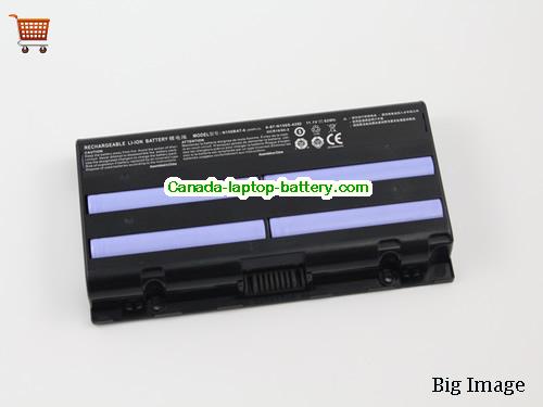 Canada Original Laptop Battery for  HASEE Z6-SL7R3CN15S01, 6-87-N150S-4U92, Z6-I78172D1, Z6-SL7D1,  Black, 62Wh 11.1V