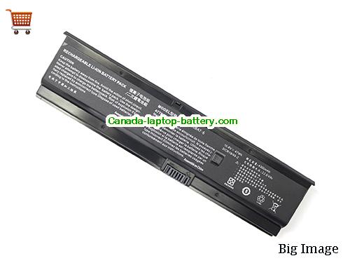 Canada Original Laptop Battery for  SHINELON NB50BAT-6, NB50BAT6, HUIMIEZHE DD2,  Black, 4300mAh, 47Wh  10.8V