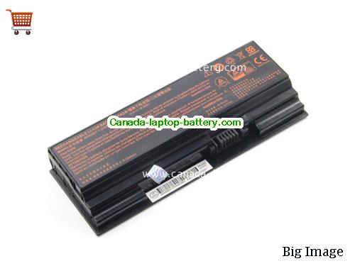 Canada Original Laptop Battery for  MEDION MD64300, P15805, ERAZER P18505,  Black, 3275mAh, 48.96Wh  14.4V