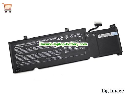 Canada Original Laptop Battery for  SCHENKER XMG Core 14, 4ICP7/60/57, NV40BAT-4-49,  Black, 3175mAh, 49Wh  15.2V