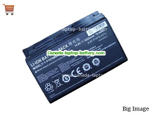 Genuine SCHENKER XMG P503-1AF Battery 5200mAh, 76.96Wh , 14.8V, Black , Li-ion