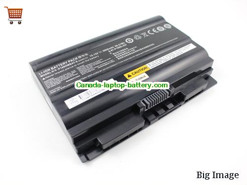CLEVO P180HM-Prostar Replacement Laptop Battery 5900mAh, 89.21Wh  15.12V Black Li-ion