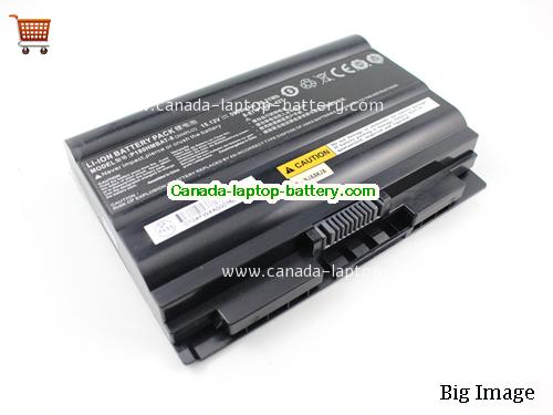 CLEVO 6-87-P180S-427 Replacement Laptop Battery 5900mAh, 89.21Wh  15.12V Black Li-ion