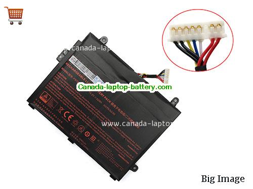 Canada Genuine Clevo P970BAT-4 Battery 4IPC6/62/80 Li-Polymer for P970ex PC