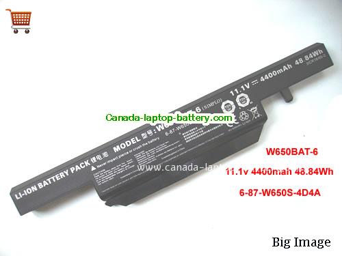 Canada Original Laptop Battery for  GIGABYTE p15f, GA-P17FR5, P17F V5, Gigabyte P17,  Black, 4400mAh, 48.84Wh  11.1V