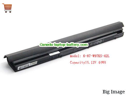 Canada Original Laptop Battery for   Black, 44Wh 15.12V