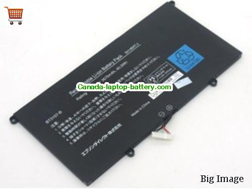 Genuine CLEVO S510 Battery 3575mAh, 40.2Wh , 11.25V, Black , Li-Polymer