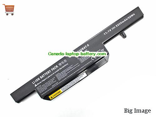 Canada Original Laptop Battery for   Black, 5200mAh, 58Wh  11.1V
