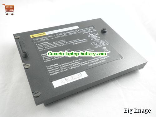 CLEVO PortaNote D9T Replacement Laptop Battery 6600mAh 14.8V Black Li-ion